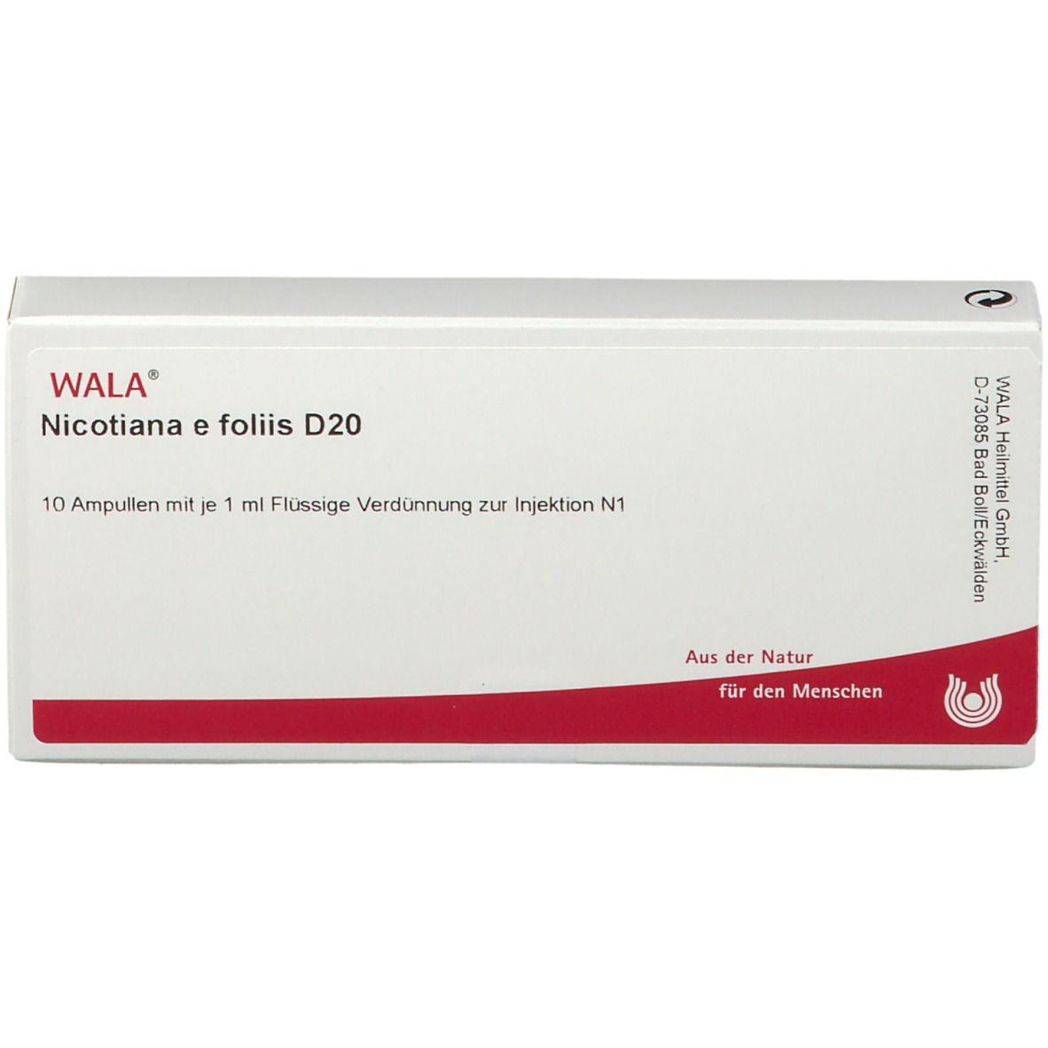 WALA® Nicotiana e foliis D 20