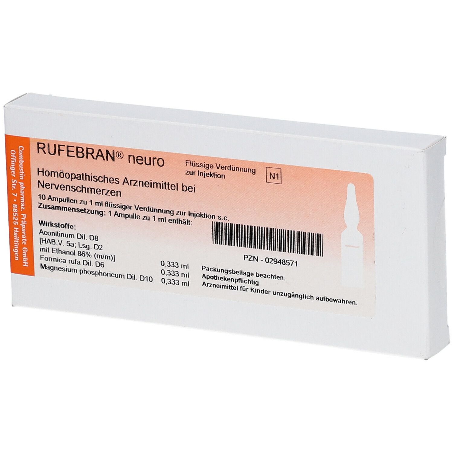 Rufebran neuro Ampullen 10 St