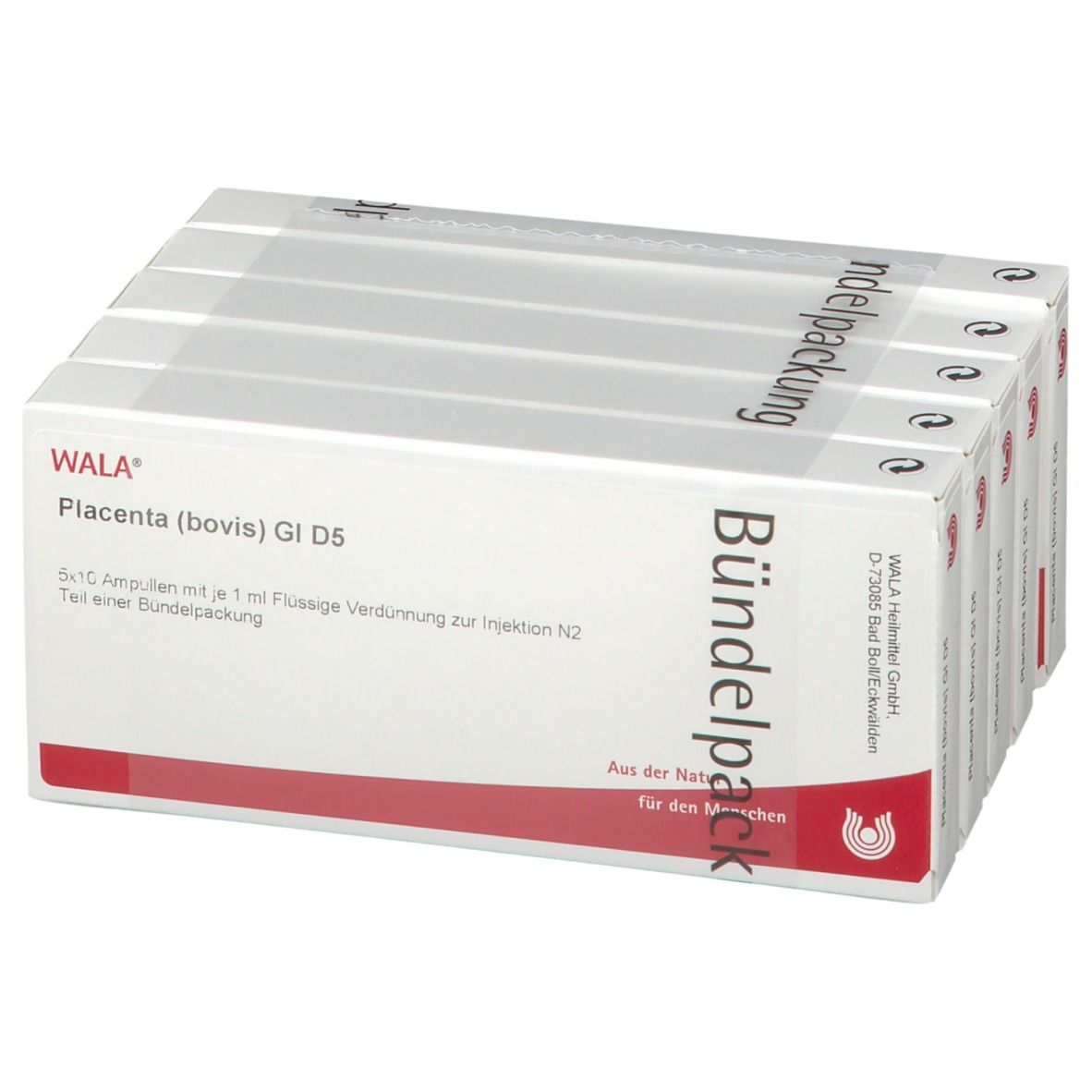 WALA® Placenta bovis Gl D 5