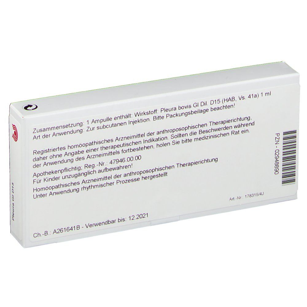 WALA® Pleura Gl D 15