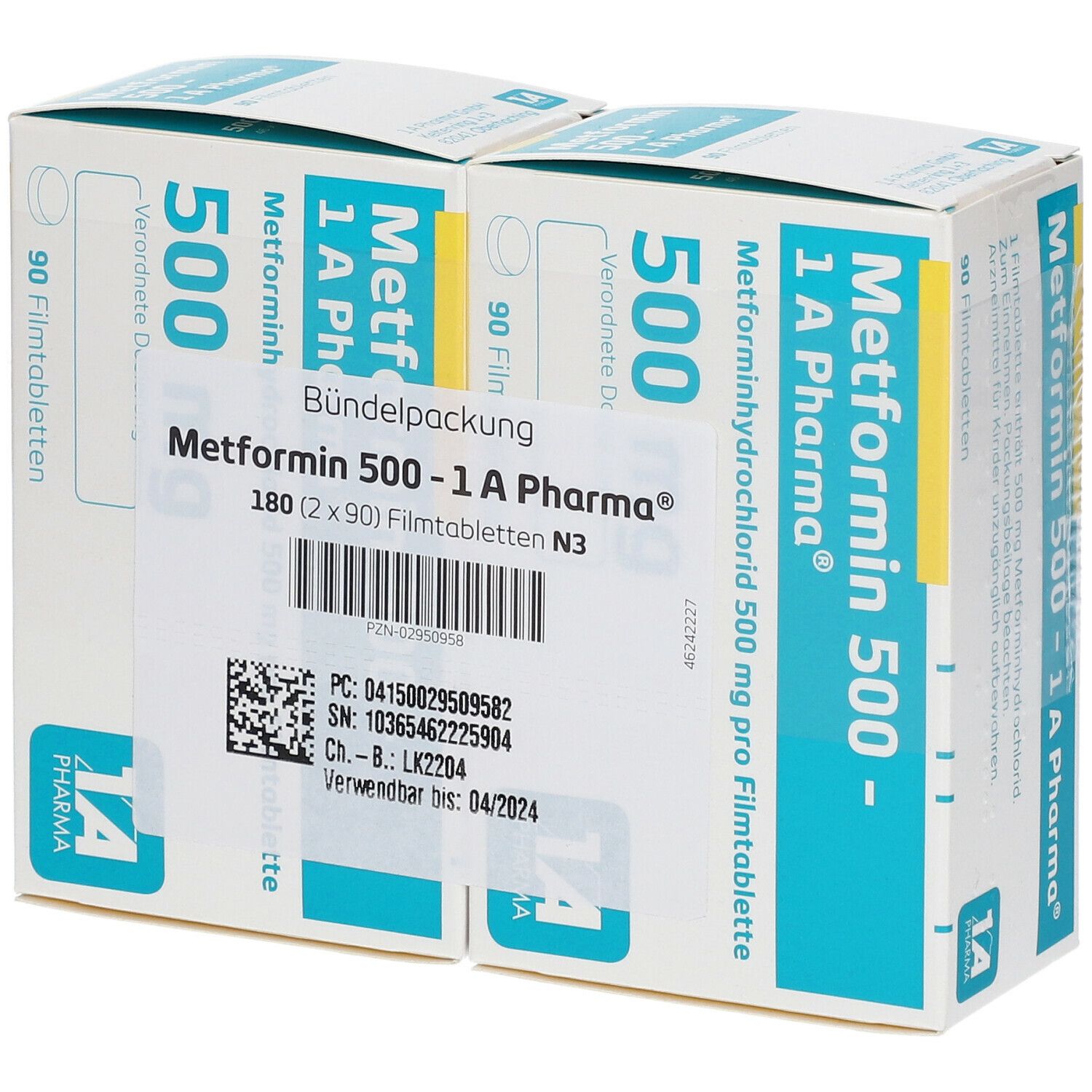 Metformin 500-1A Pharma®
