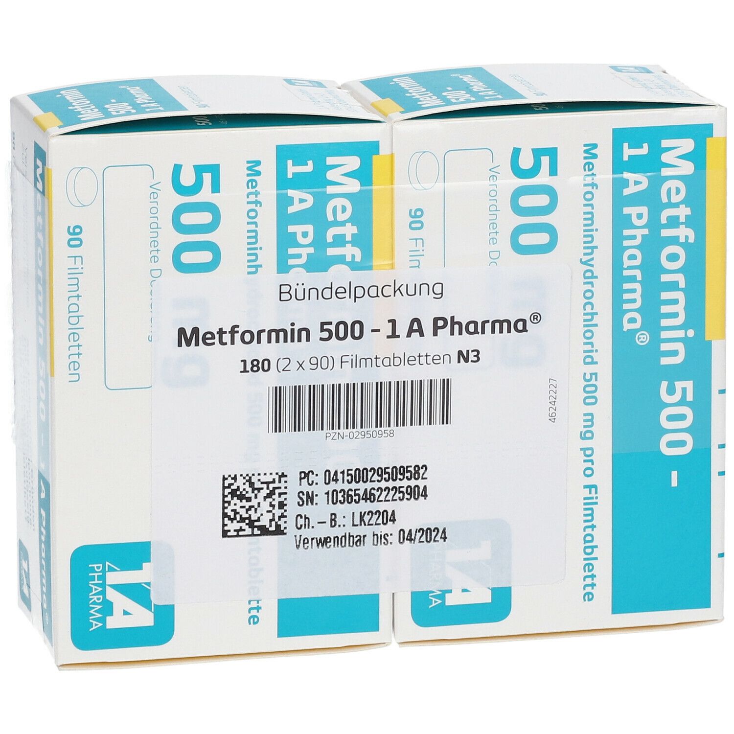 Metformin 500-1A Pharma®