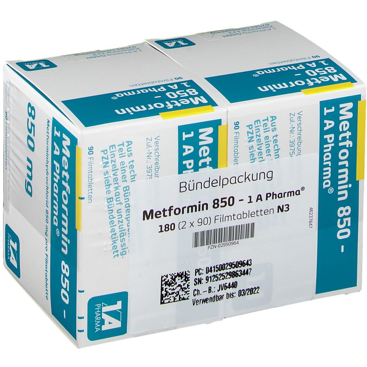 Metformin 850-1A Pharma®