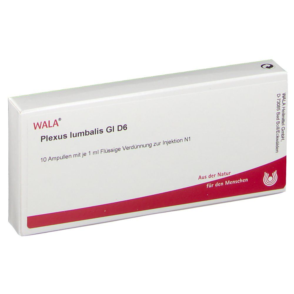 WALA® Plexus lumbalis Gl D 6