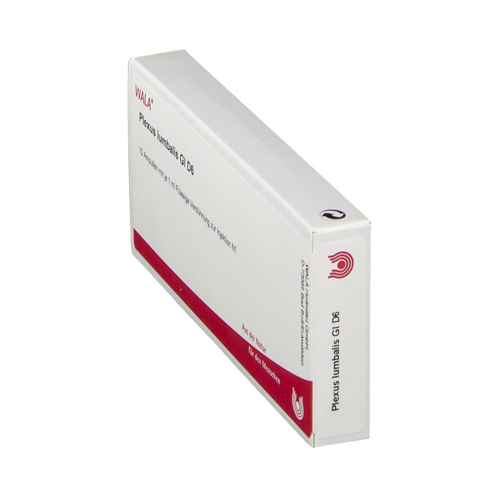 WALA® Plexus lumbalis Gl D 6