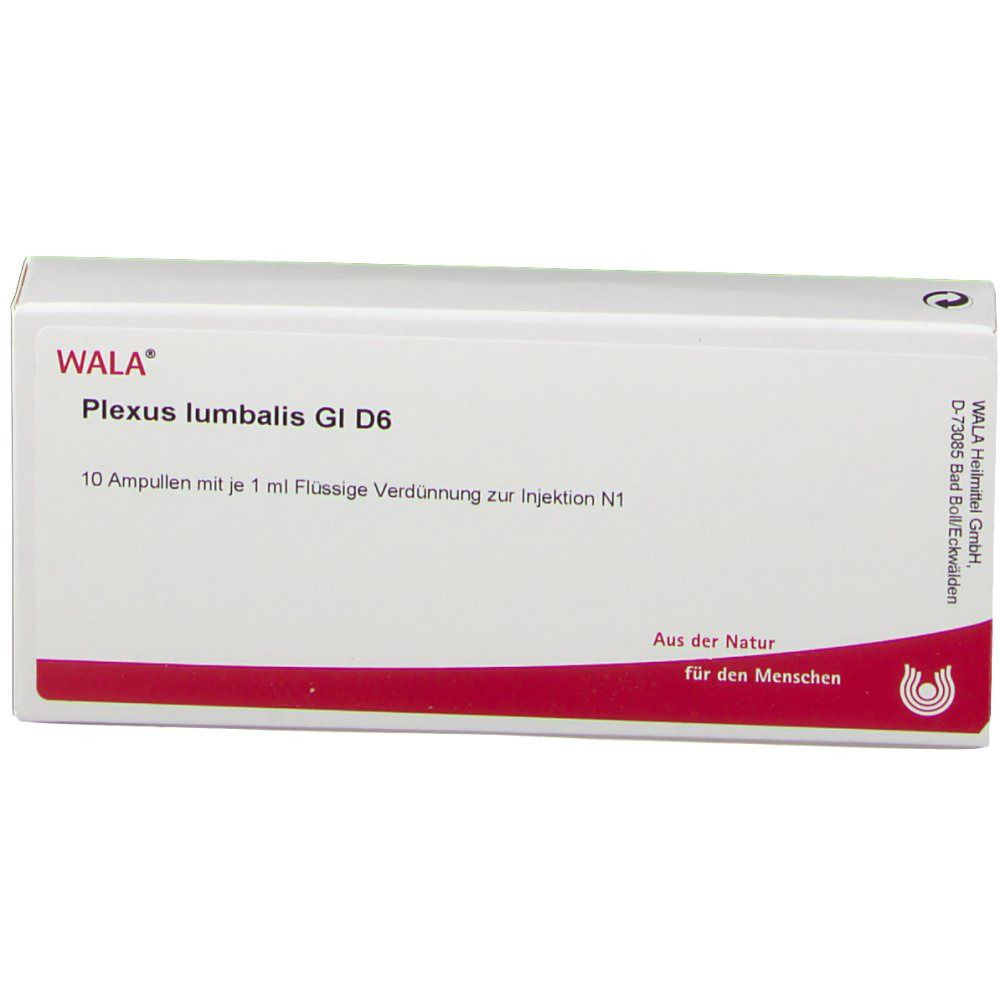 WALA® Plexus lumbalis Gl D 6