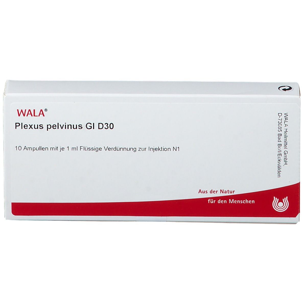 WALA® Plexus pelvinus Gl D 30