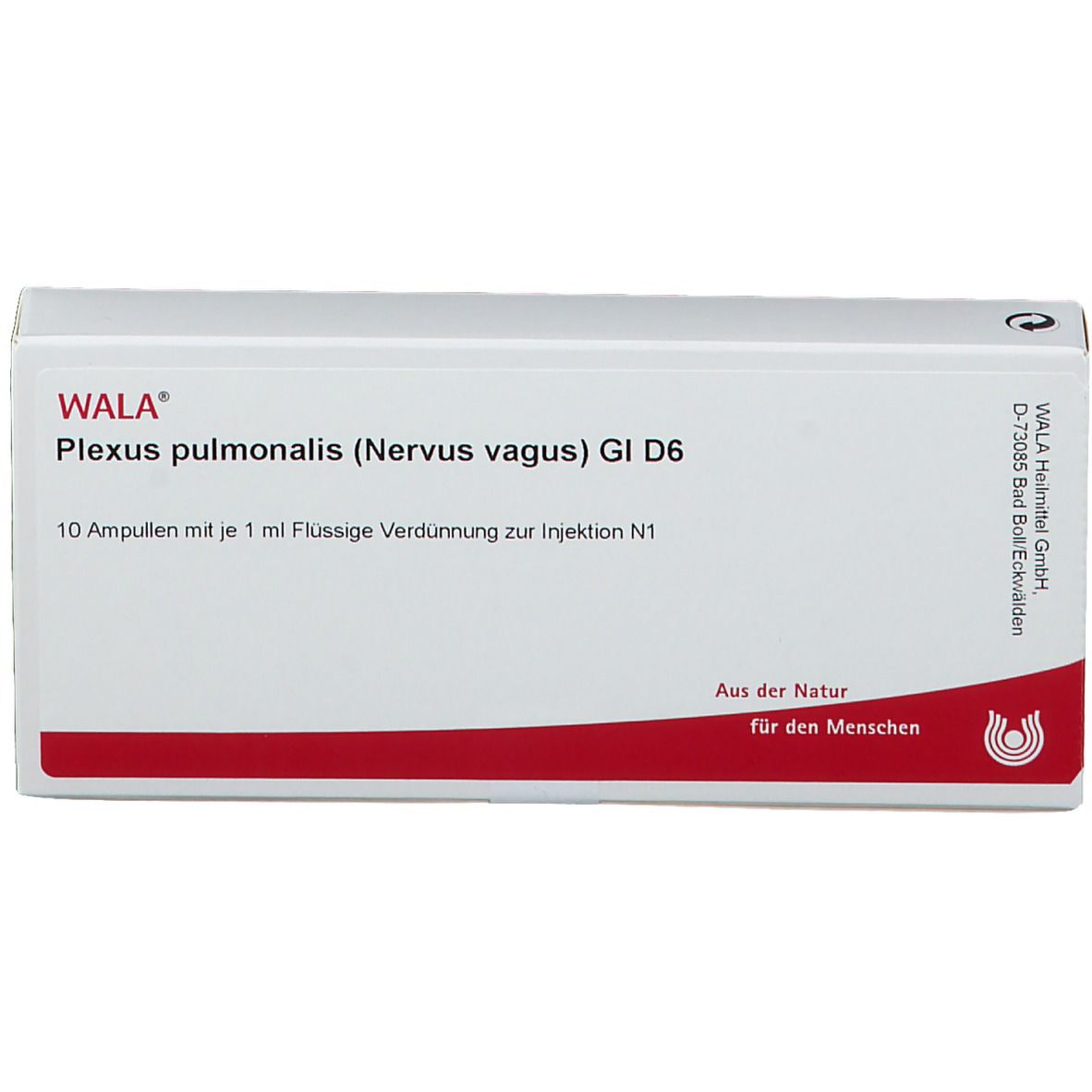 WALA® Plexus pulmonalis Nervus vagus Gl D 6