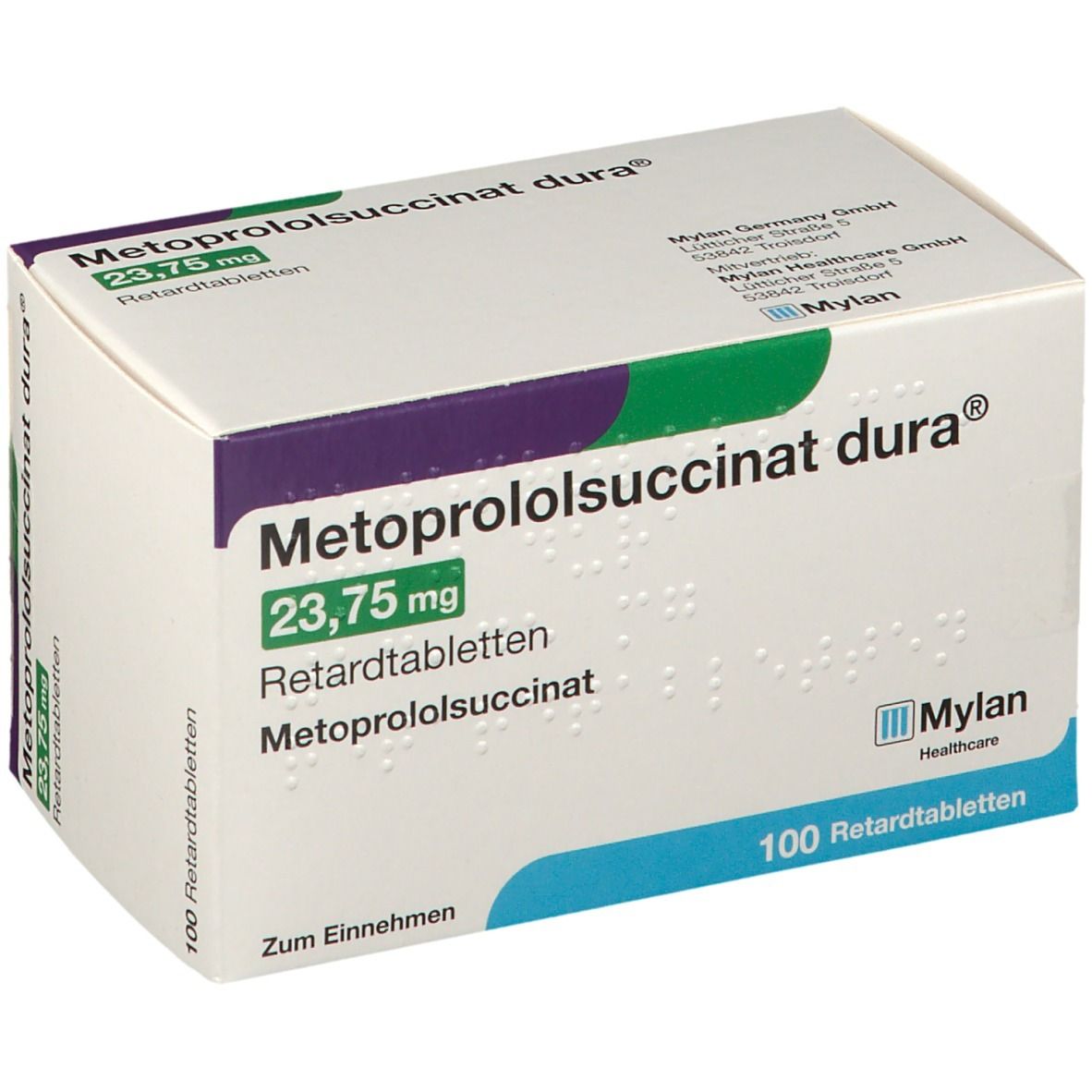 Metoprololsuccinat dura® 23,75 mg