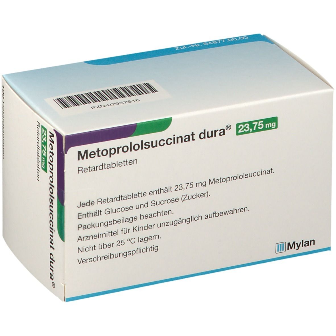 Metoprololsuccinat dura® 23,75 mg