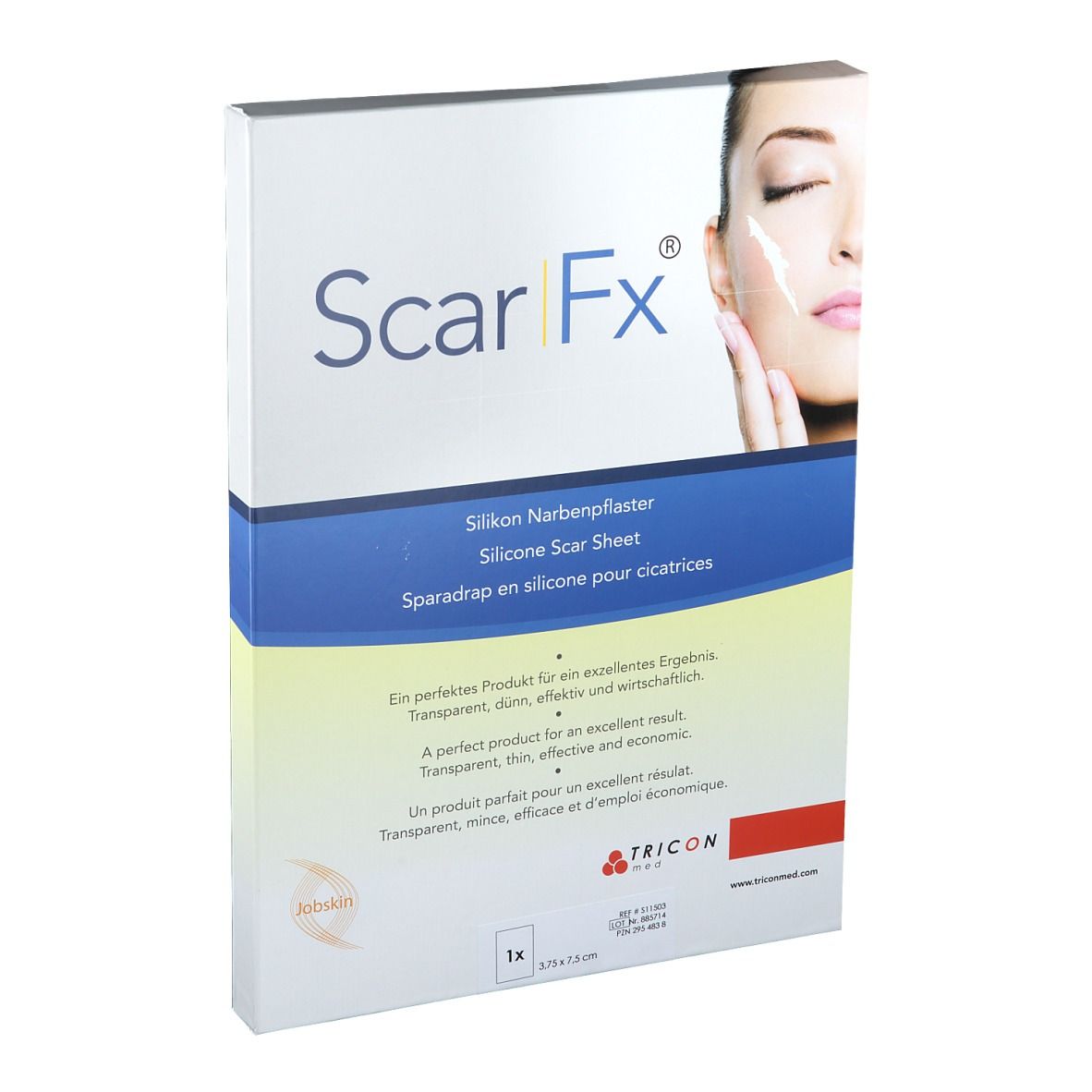 ScarFX® Silikon Narbenpflaster 3,75 x 7,5 cm