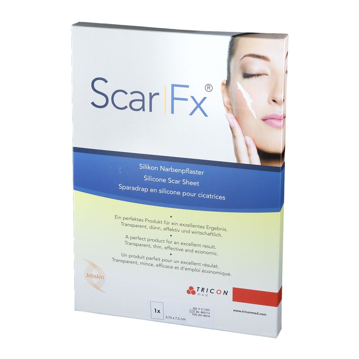 ScarFX® Silikon Narbenpflaster 3,75 x 7,5 cm