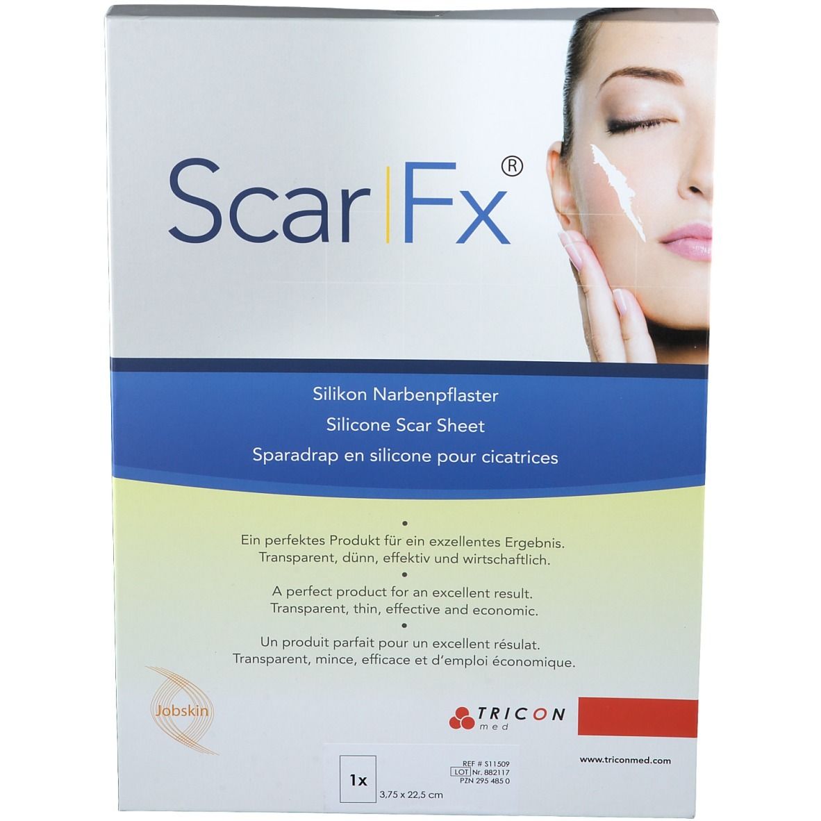 ScarFX® Silikon Narbenpflaster 3,75 x 22,5 cm