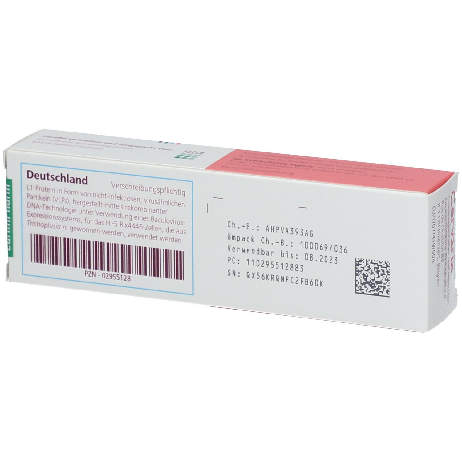 CERVARIX Inj.-Susp.i.e.Fertigspritze