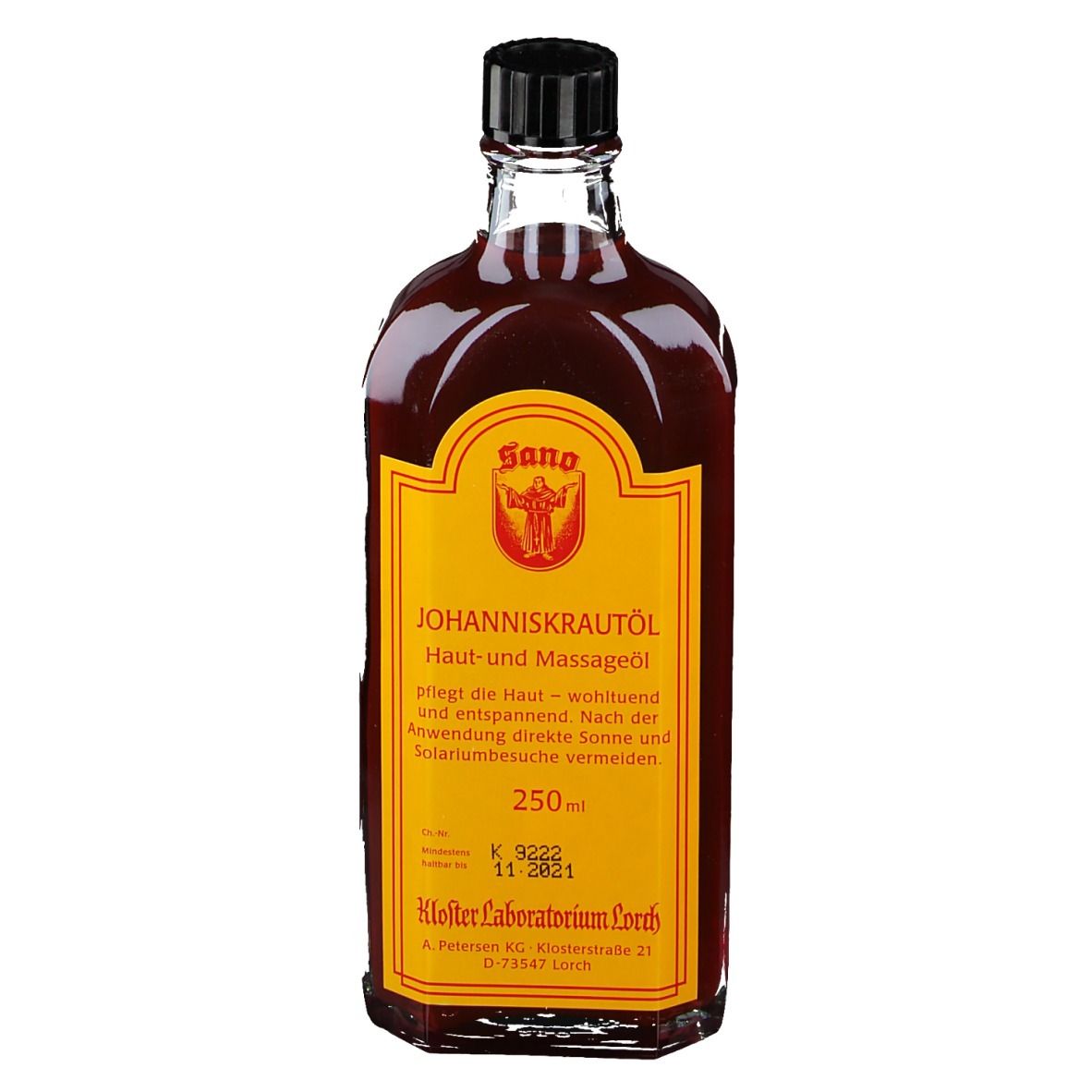 Johanniskrautöl 250 ml Öl