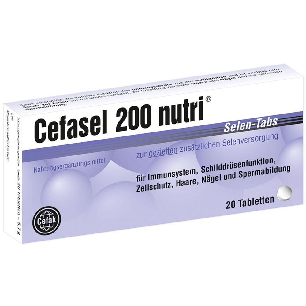 Cefasel 200 nutri® Selen Tabs 20 St Tabletten