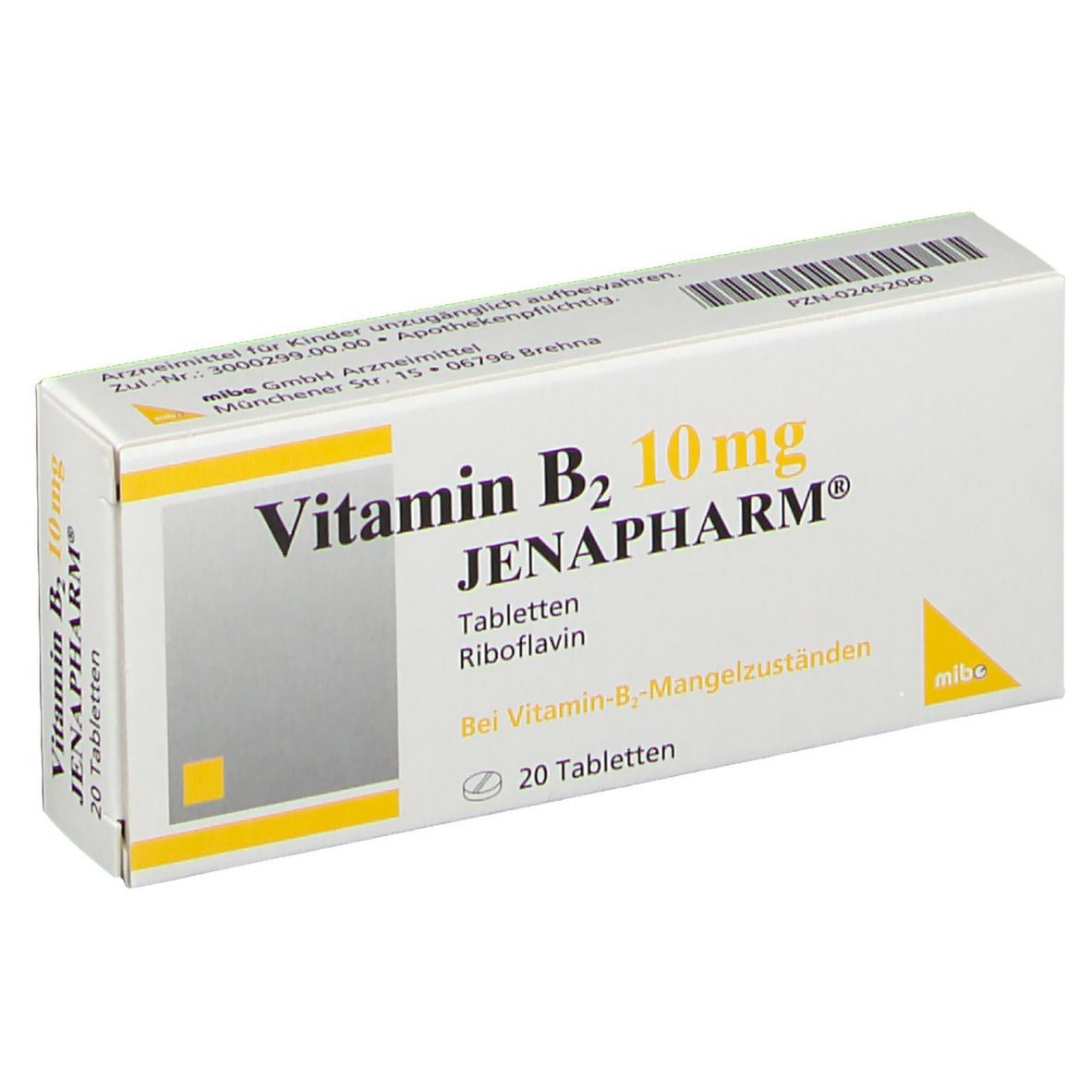 Vitamin B2 10 mg Jenapharm® 20 St Tabletten