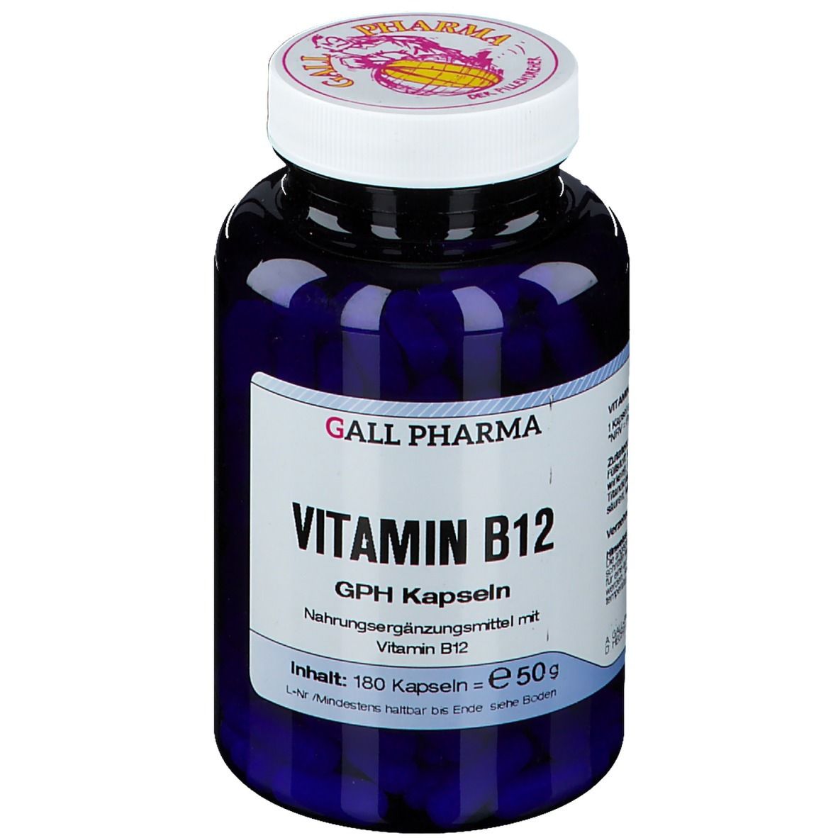 Vitamin B12 3,0 µg GPH Kapseln 180 St Kapseln