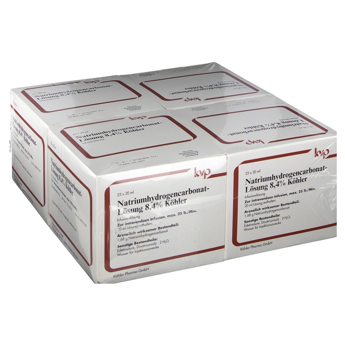 Natriumhydrogencarbonat - Lösung 8,4% Köhler 100X20 ml Infusionslösung