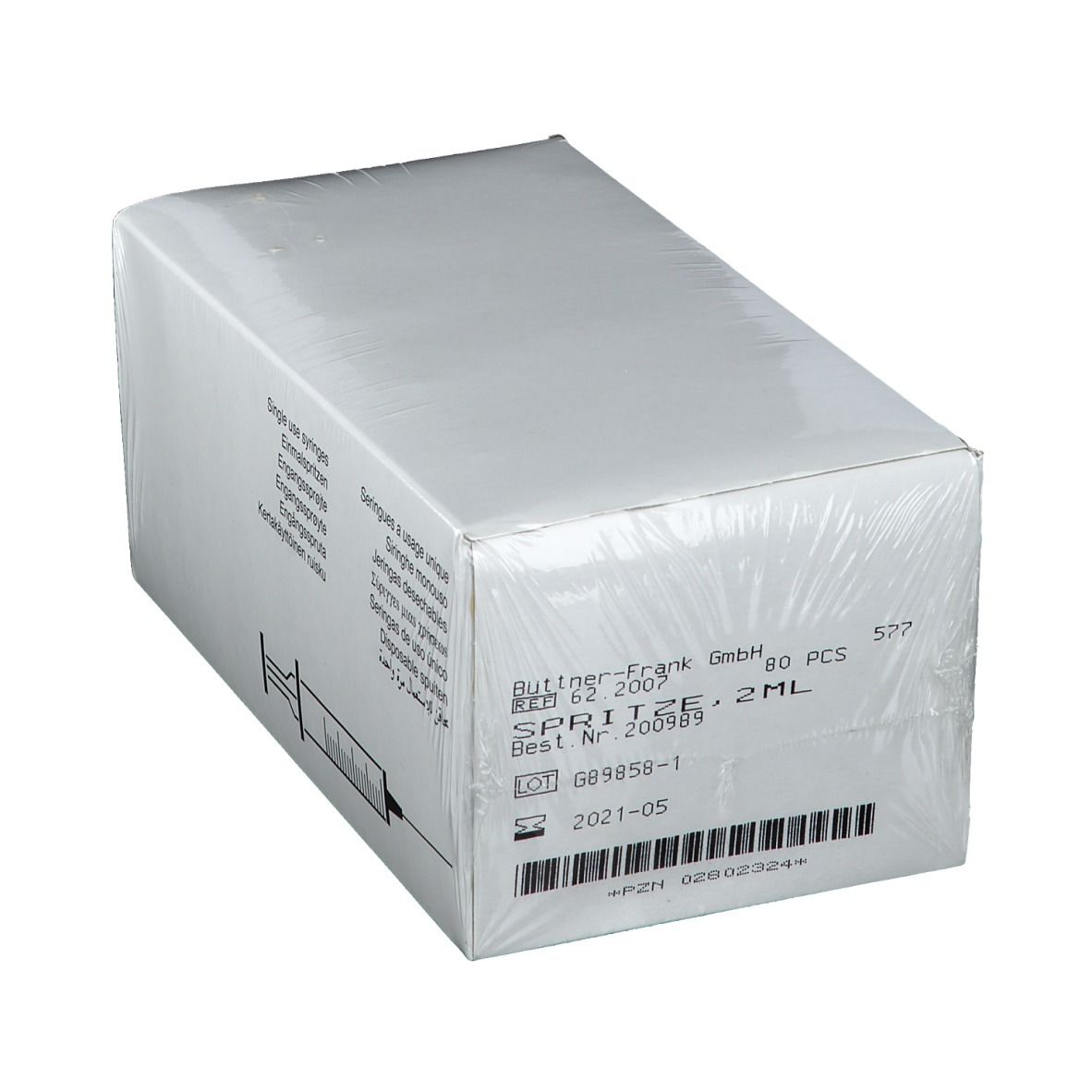 Primo® Insulinspritze 2 ml 80X2 ml Spritzen