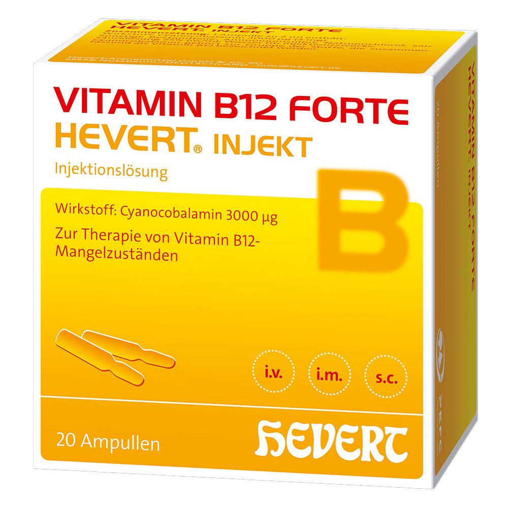 Vitamin B12 Forte-Hevert® Ampullen 20X2 ml Ampullen