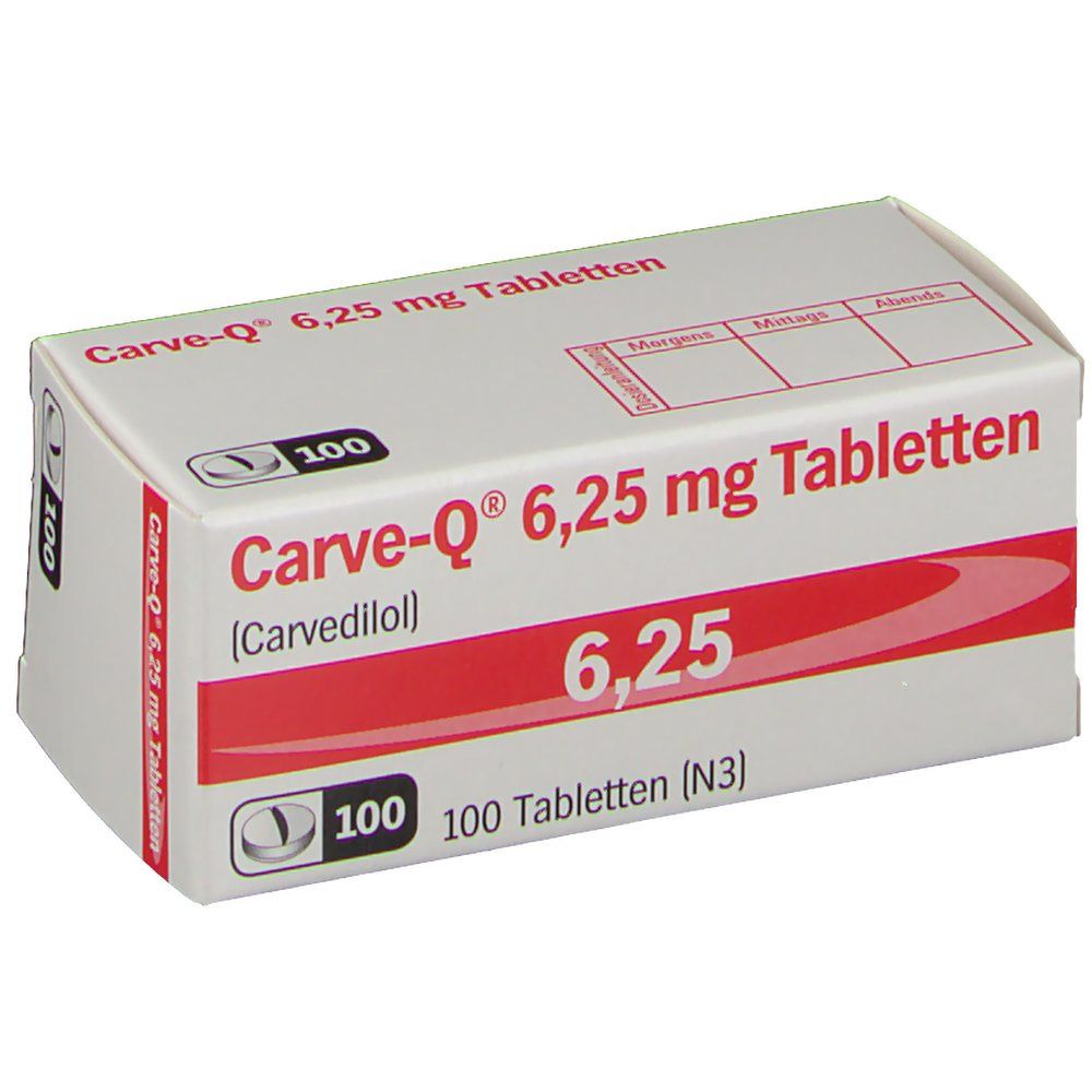 CARVE Q 6,25 mg Tabletten