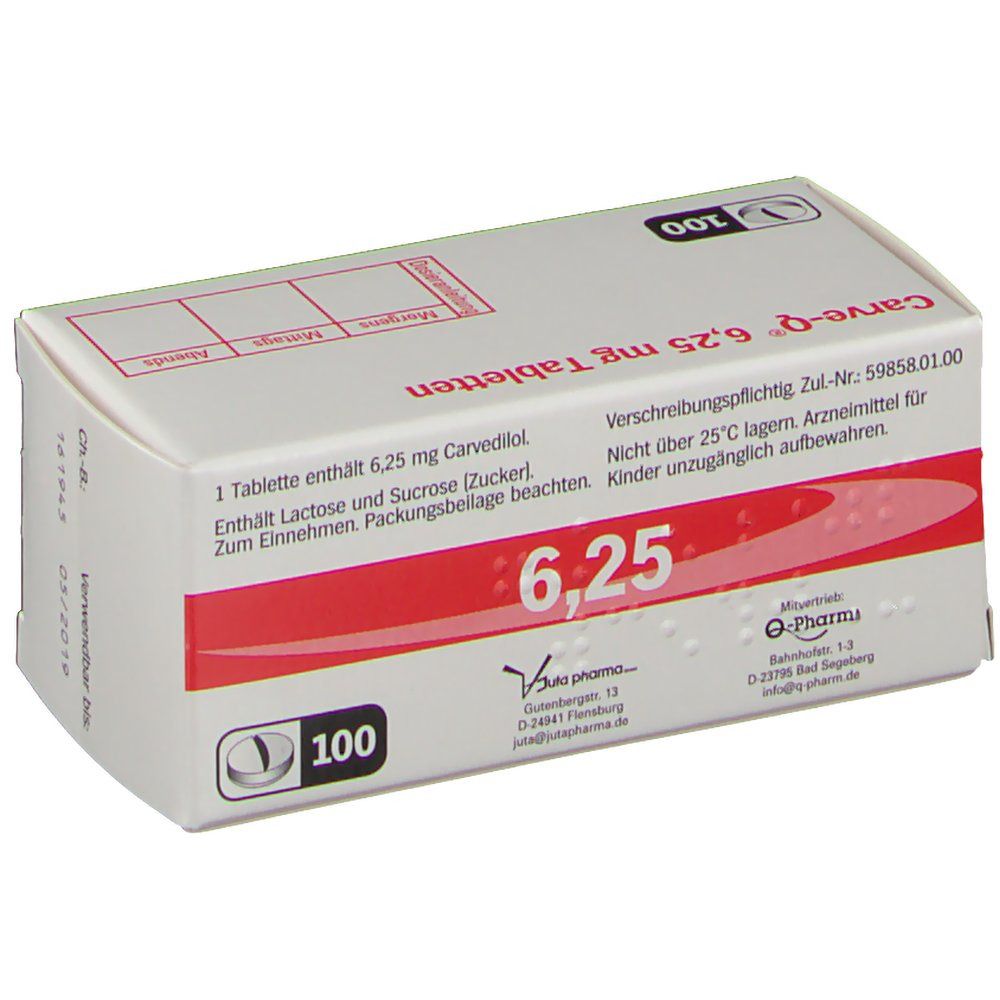CARVE Q 6,25 mg Tabletten