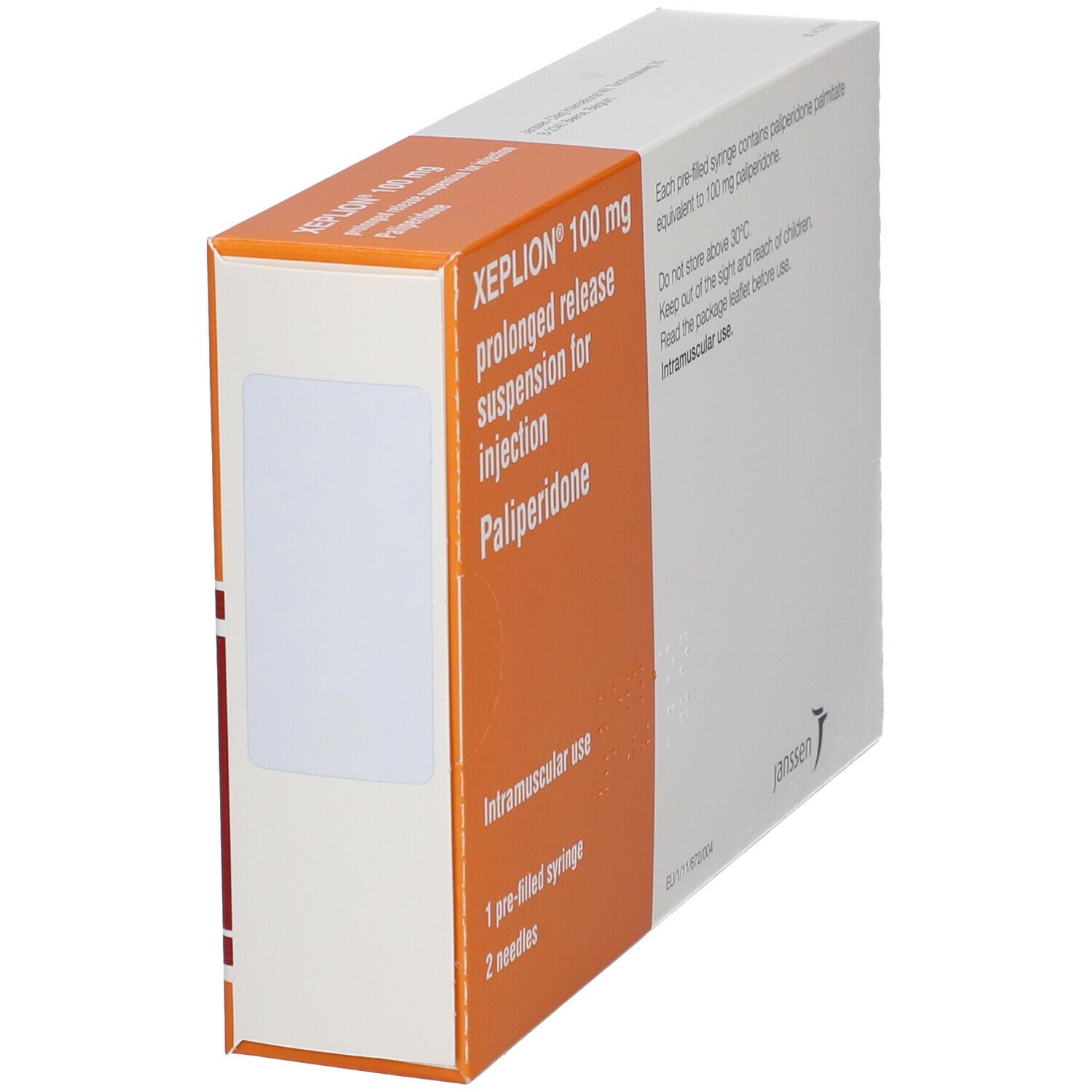 Xeplion 100 mg Depot-Injektionssusp.i.e.Fertigspr. 1 St Depot-Injektionssuspension