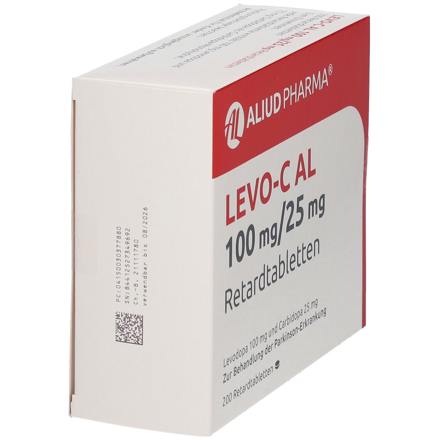 Levo-C AL 100 mg/25 mg Retardtabletten 200 St Retard-Tabletten