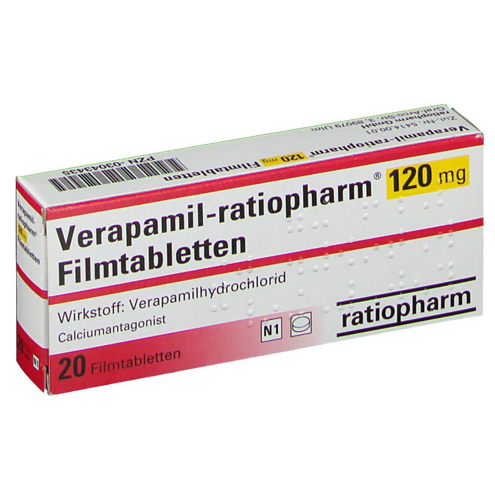 Verapamil-ratiopharm® 120 mg