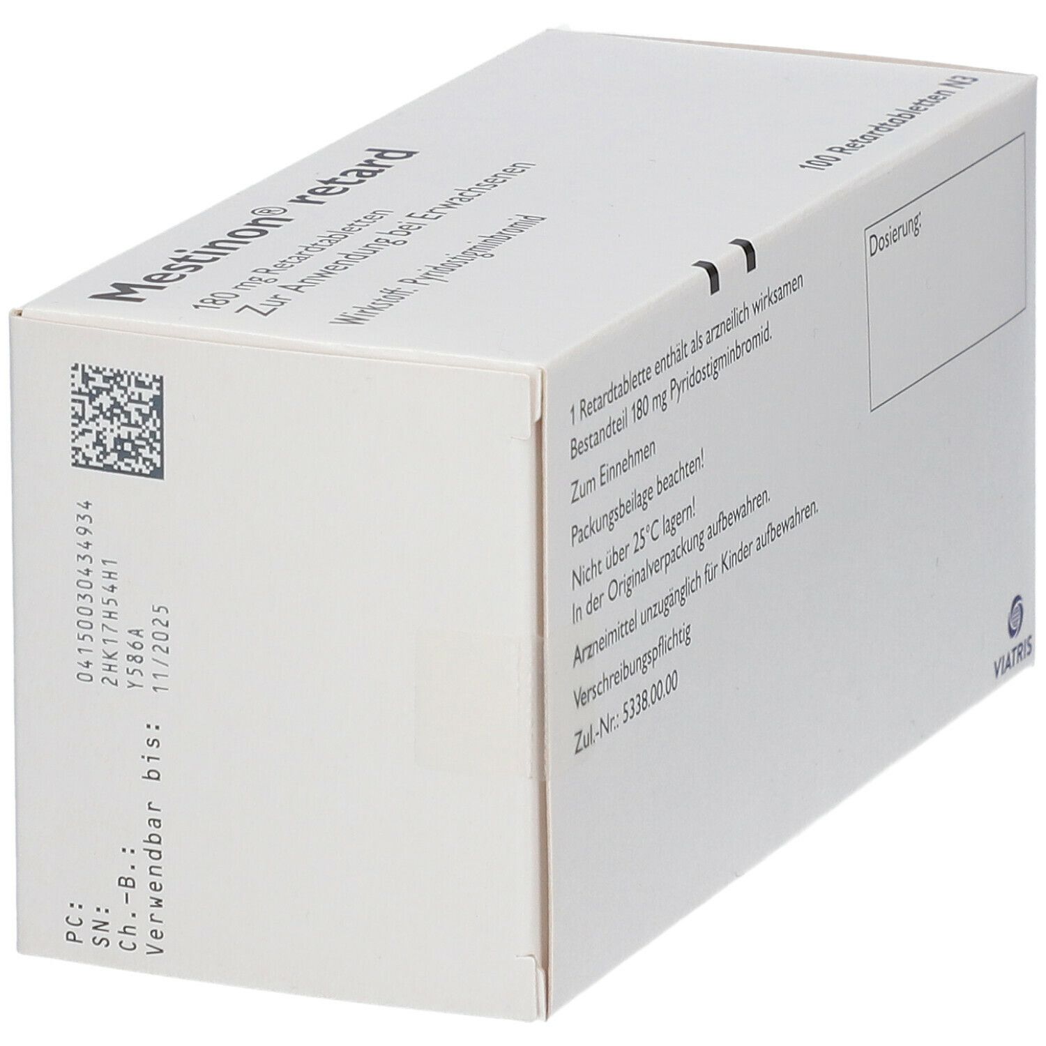 Mestinon® retard 180 mg