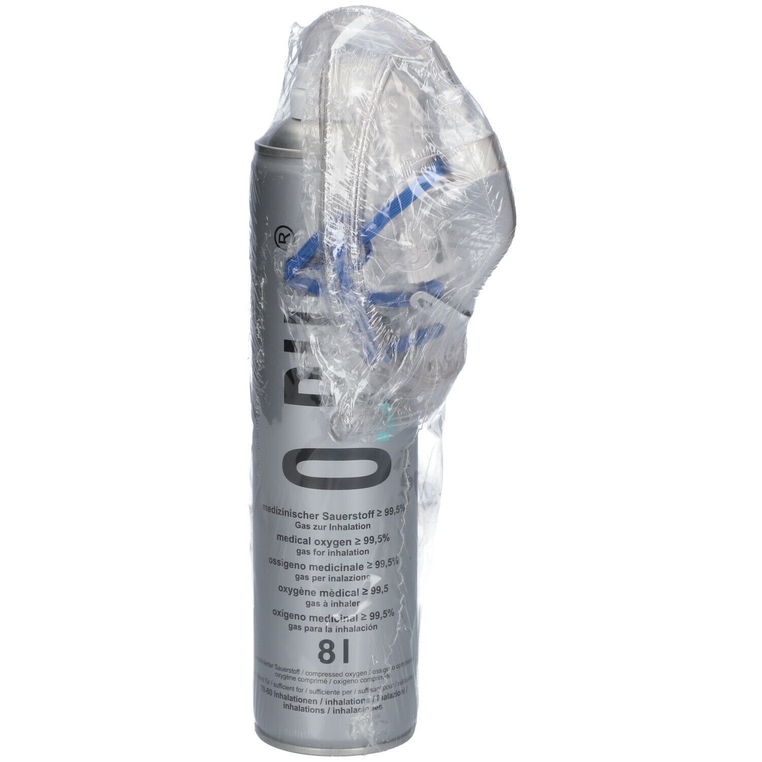 Sauerstoffflasche 14 Liter mit Inhalation Maske, Mapeau Sauerstoff Dose für  Zuhause