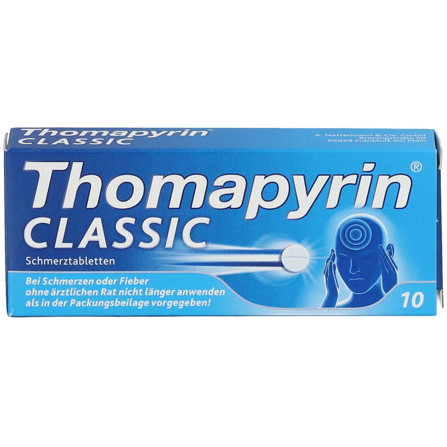 Thomapyrin CLASSIC Schmerztabletten gegen Kopfschmerzen