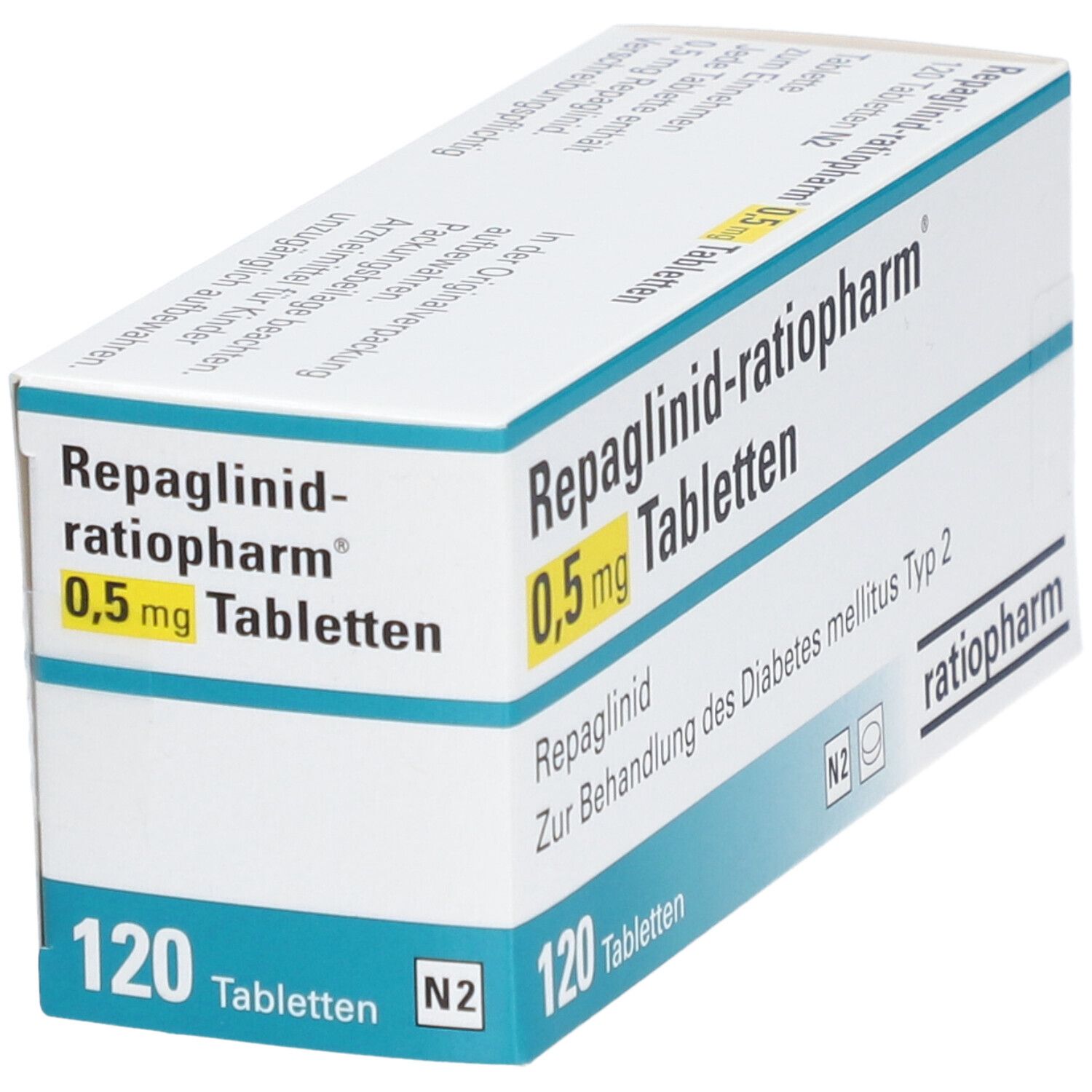 Repaglinid ratiopharm® 20,20 mg 1220 St mit dem E Rezept kaufen ...