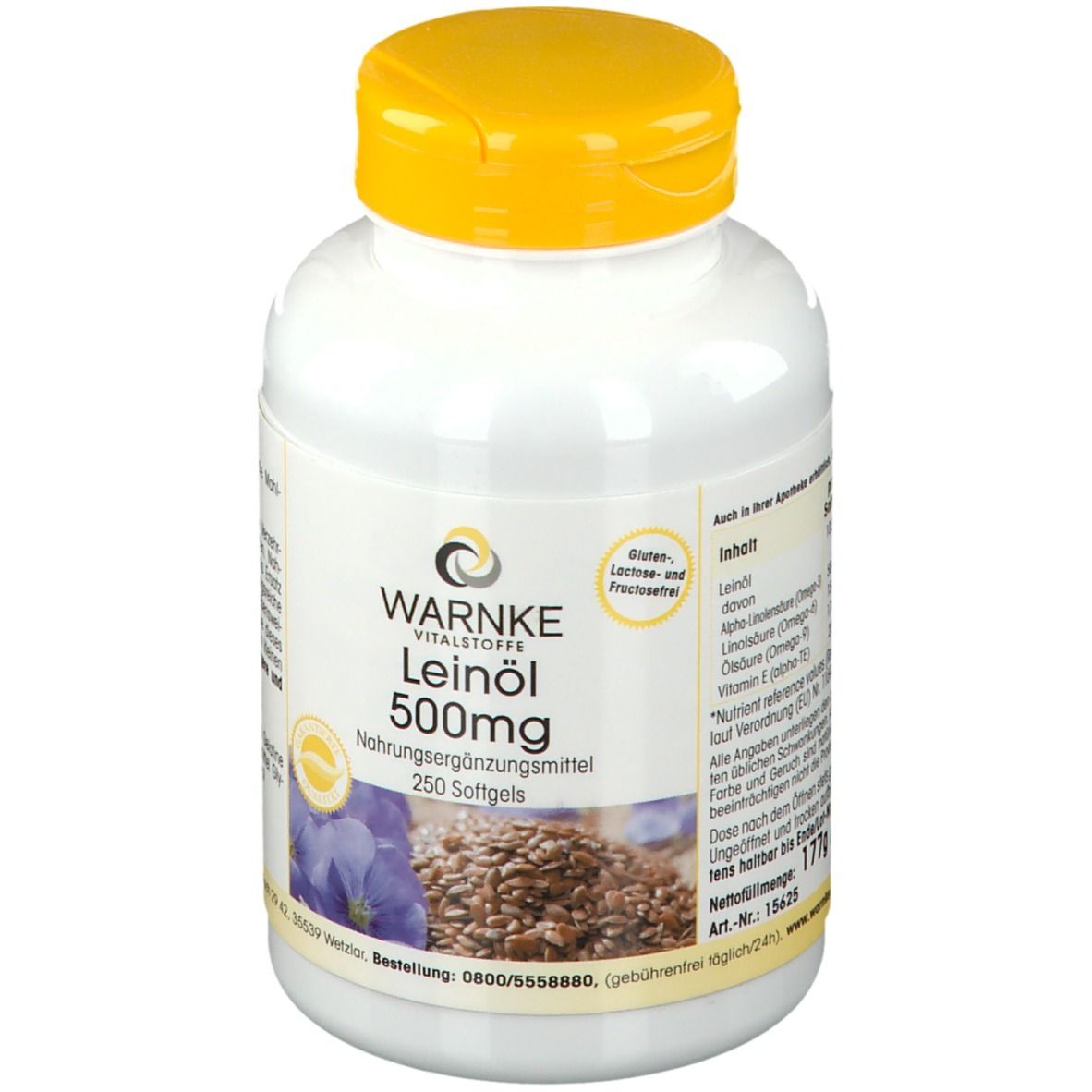 WARNKE Leinöl 500 mg