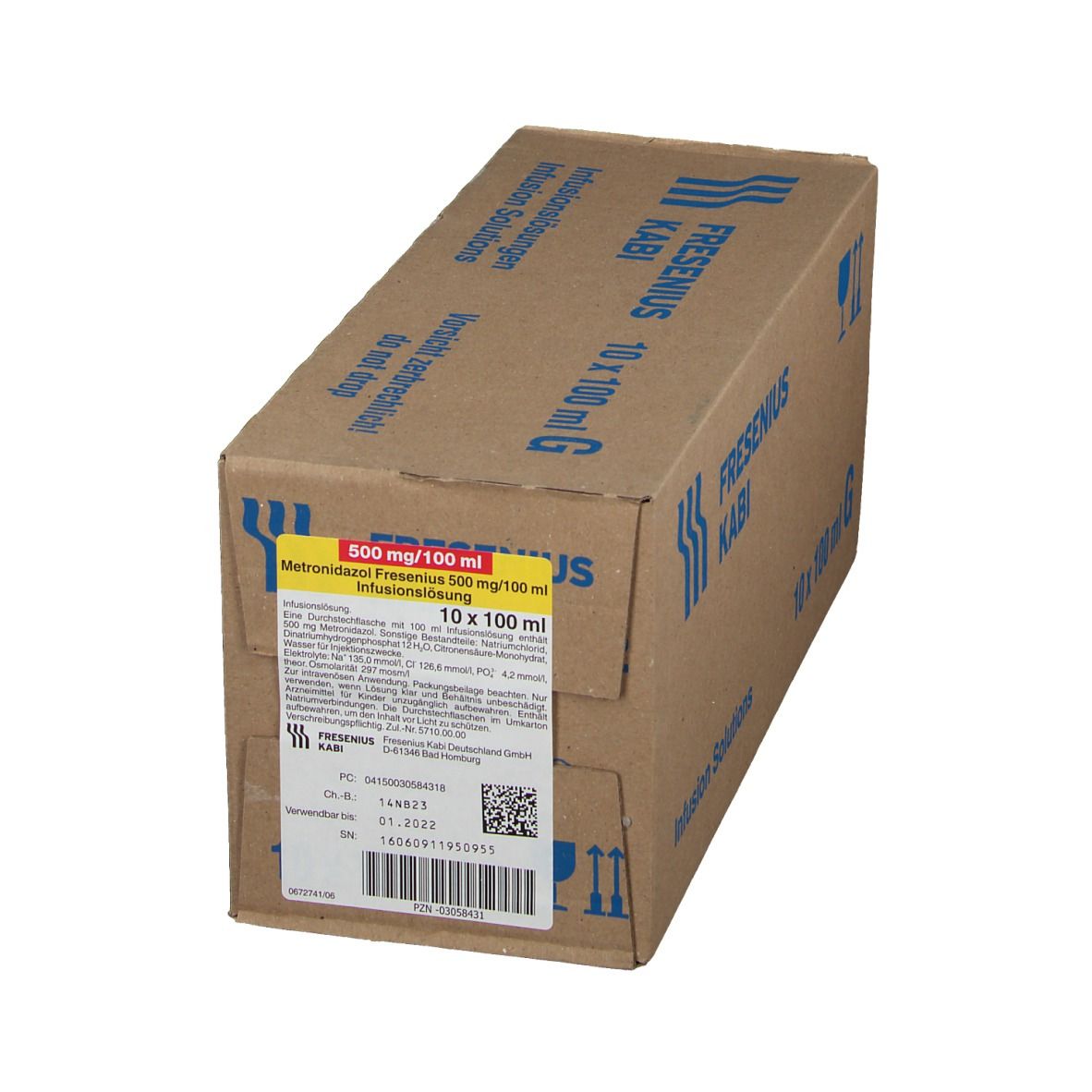 Metronidazol Fresenius 500 mg/100 ml