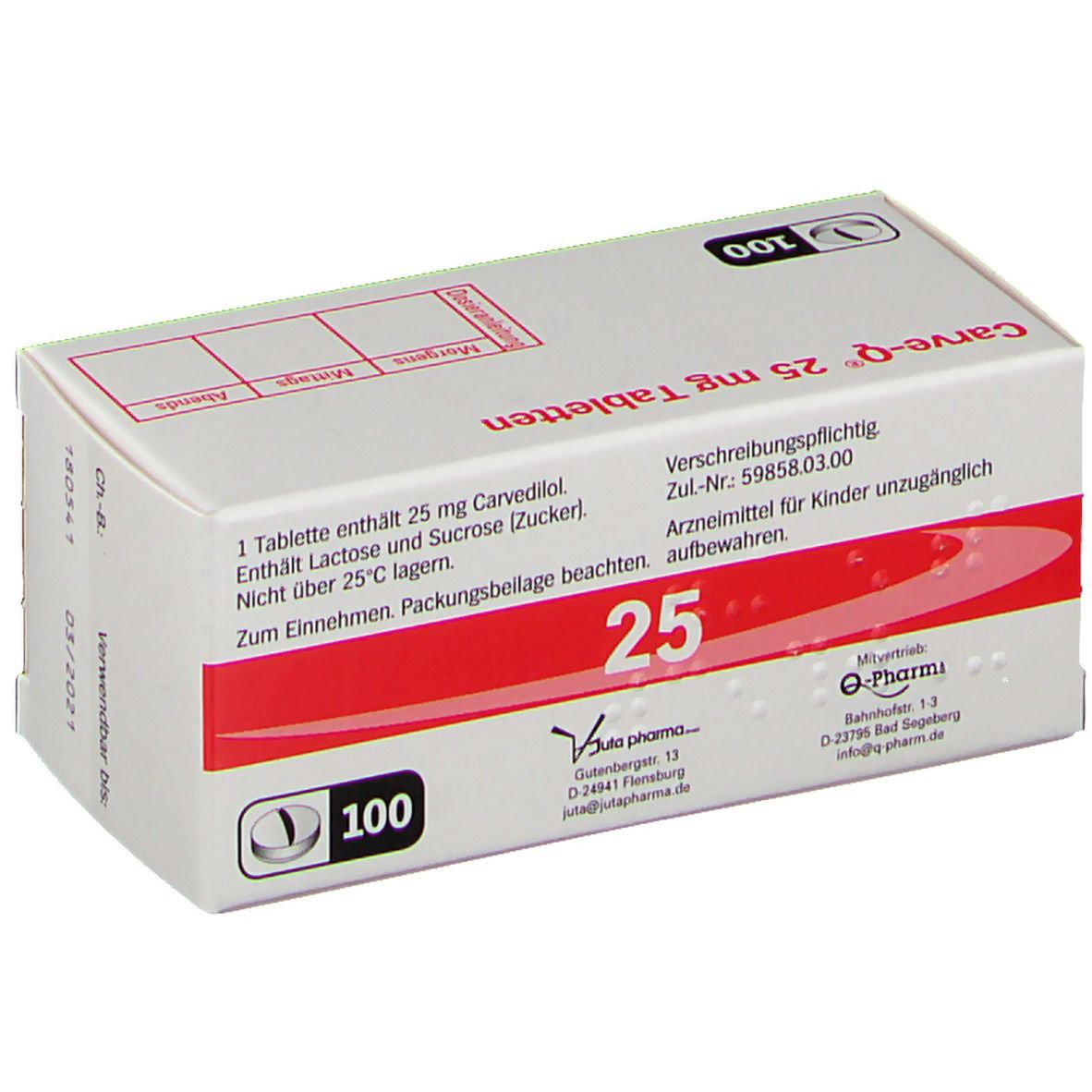 Carve-Q® 25 mg
