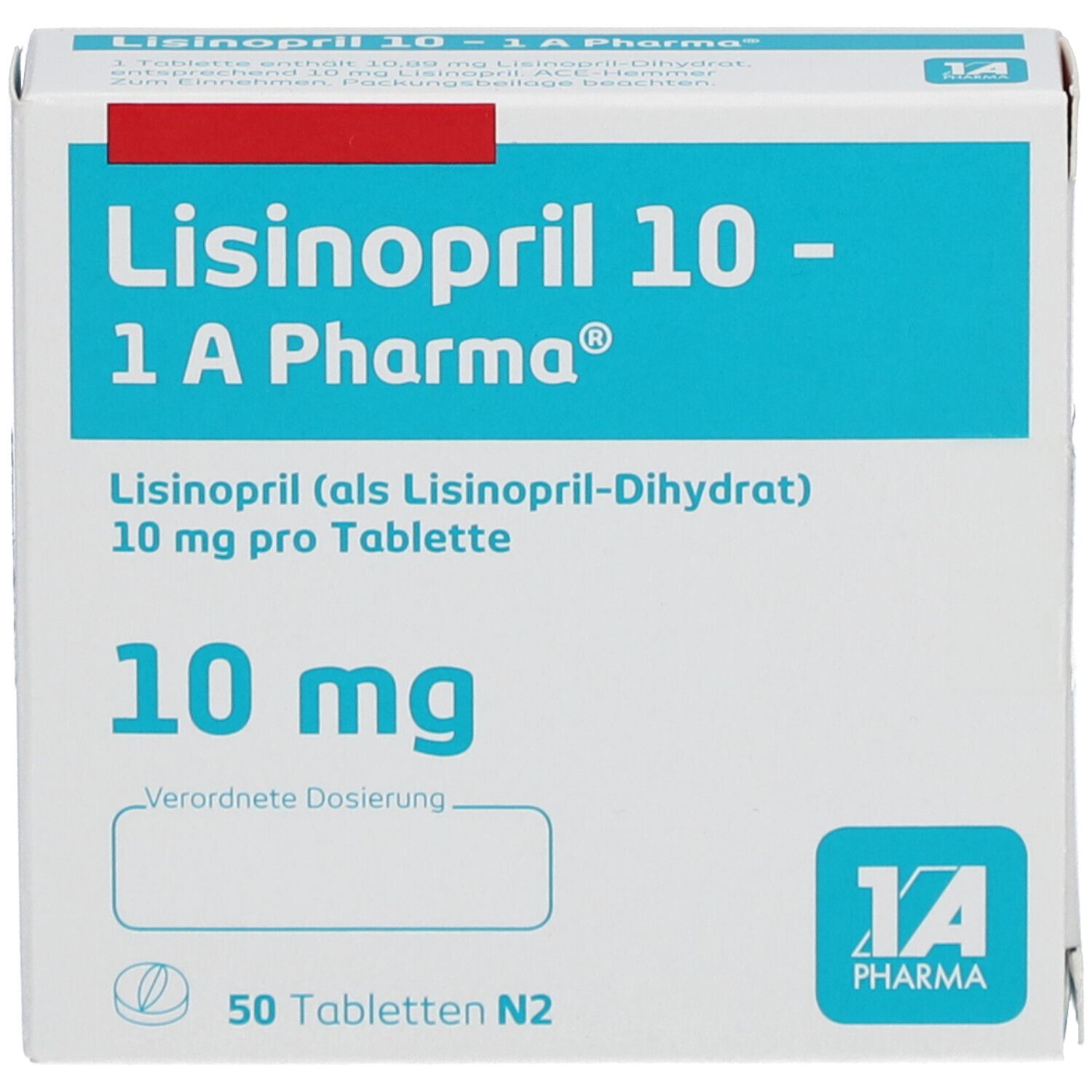 Lisinopril 10 - 1 A Pharma®