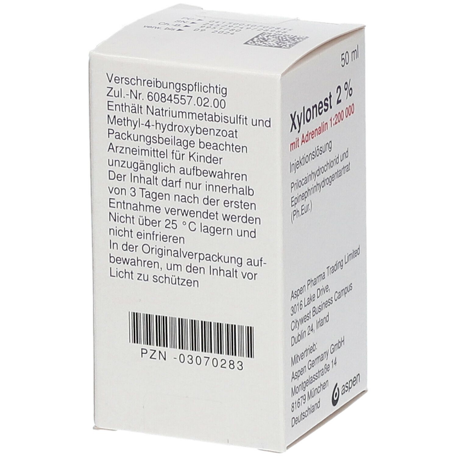 Xylonest® 2 % mit Adrenalin 1:200 000