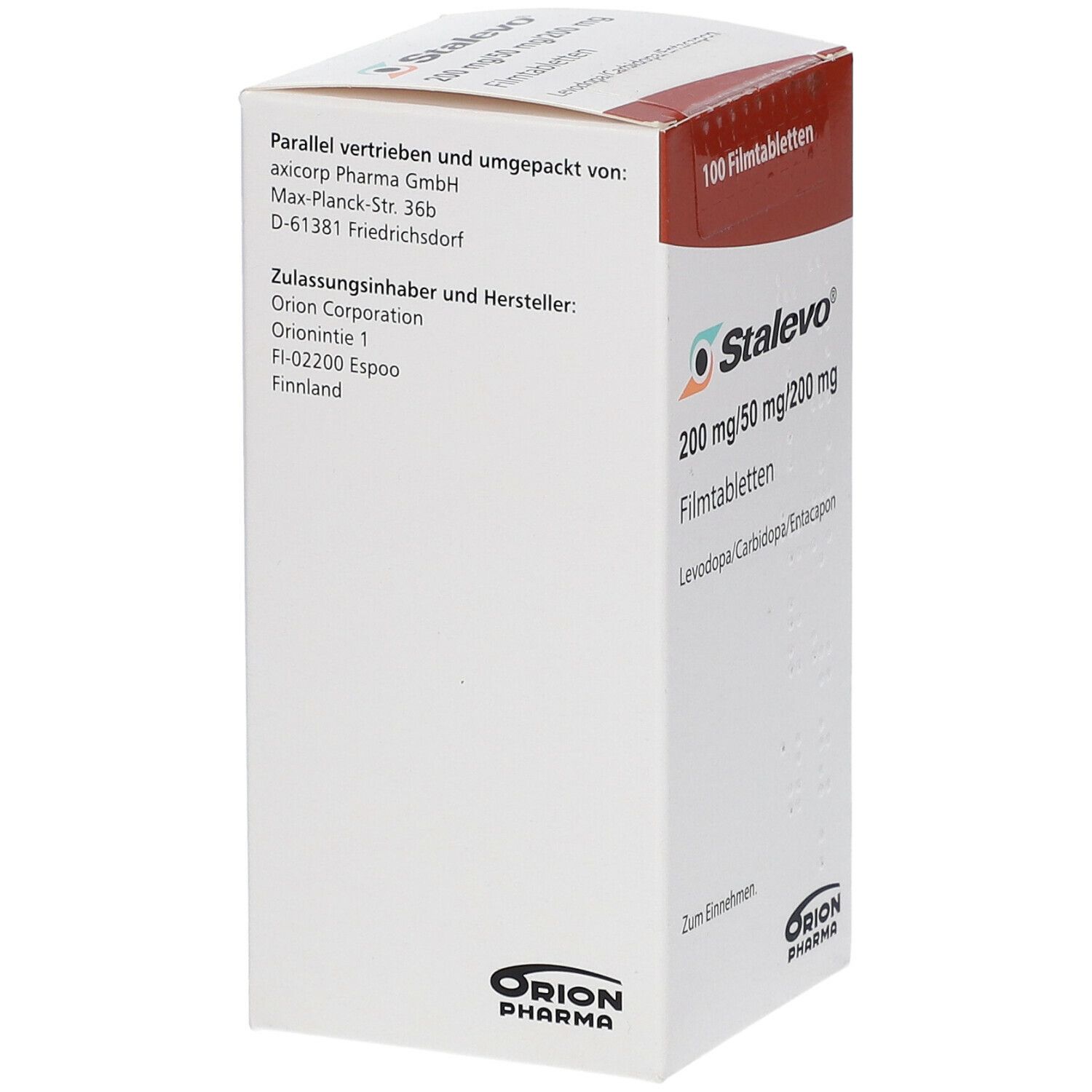 Stalevo 200 mg/50 mg/200 mg