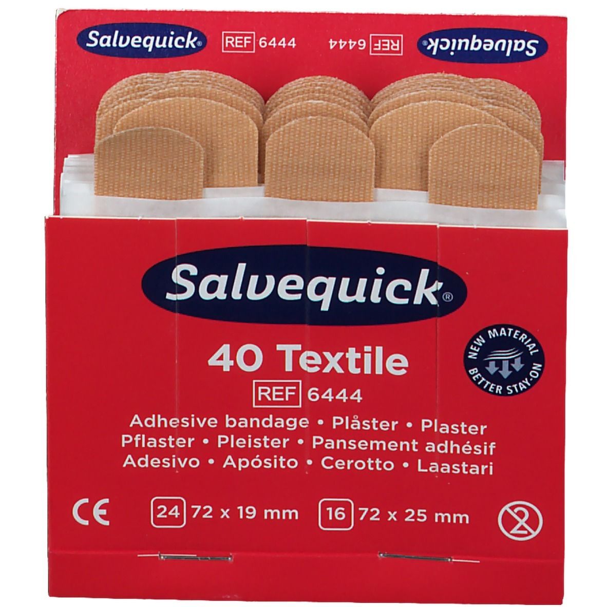 Salvequick® Pflasterstrips elastisch Nachfülleinsätze