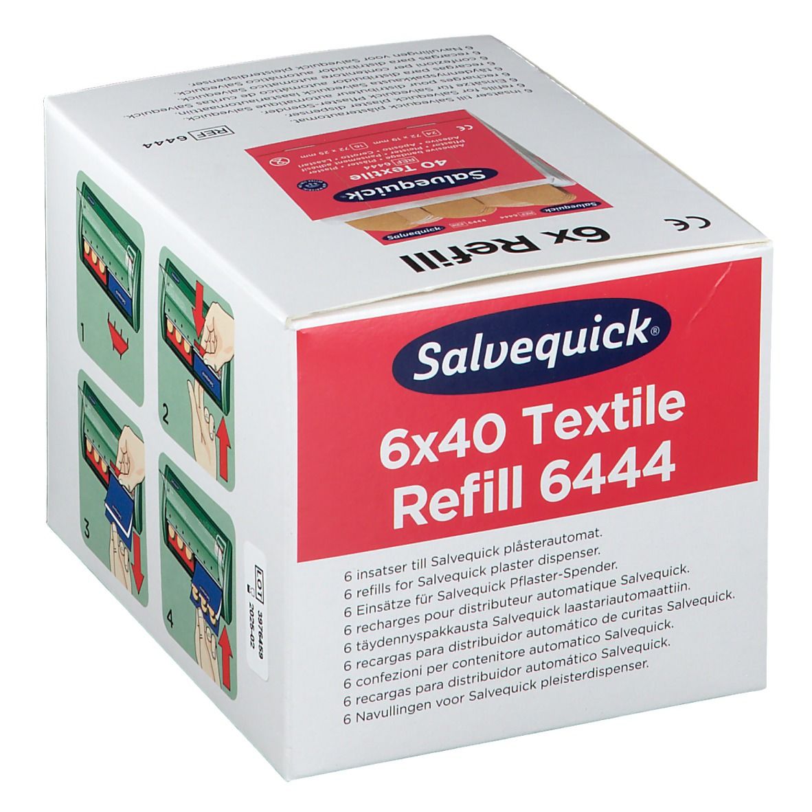 Salvequick® Pflasterstrips elastisch Nachfülleinsätze