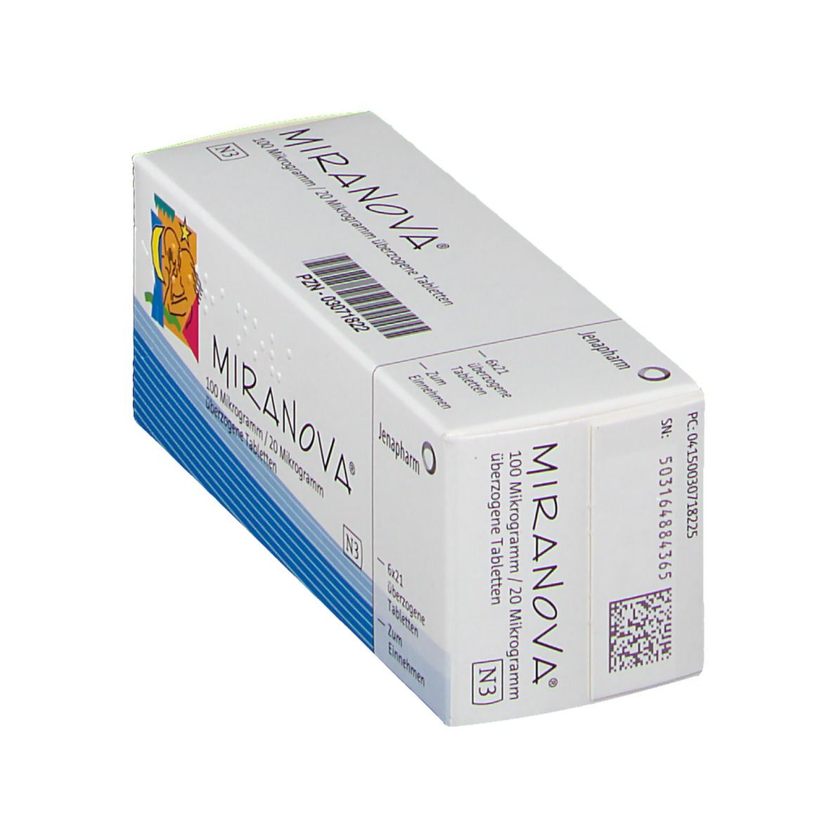 Miranova überzogene Tabletten 6x21 St Überzogene