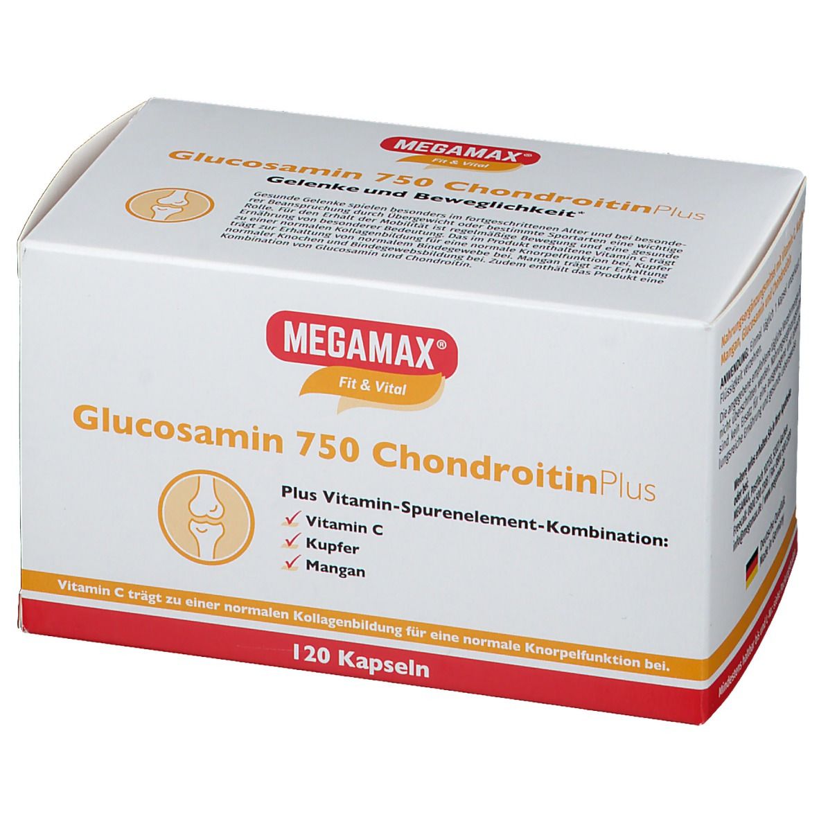 MEGAMAX® Fit & Vital Glucosamin 750 Chondroitin Plus
