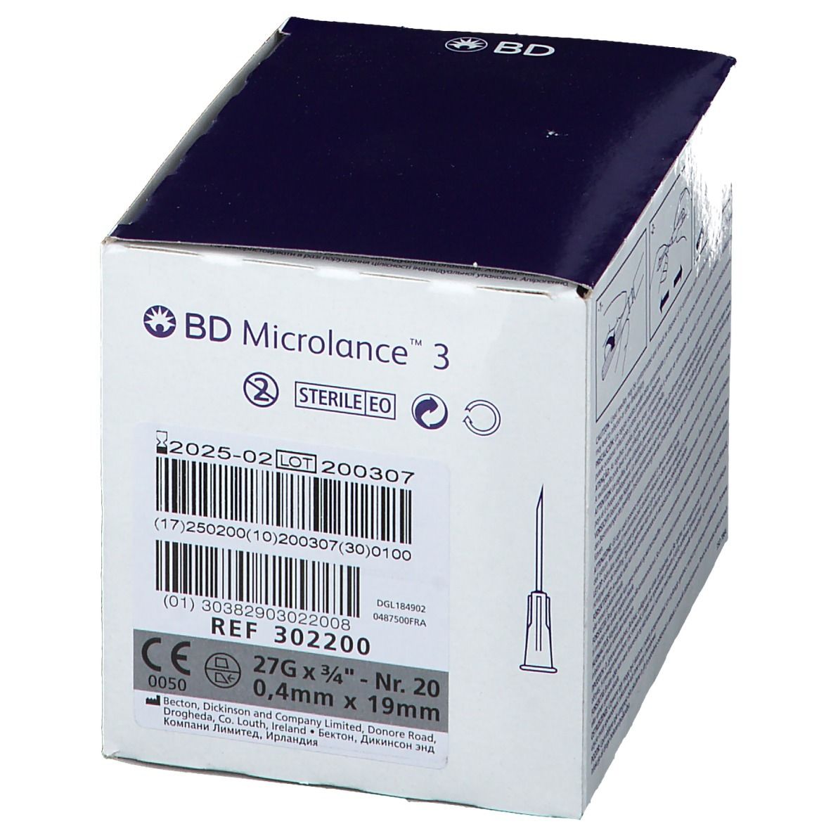 BD Microlance 3 Kanülen 27 G 3/4  0,4 x 19 mm