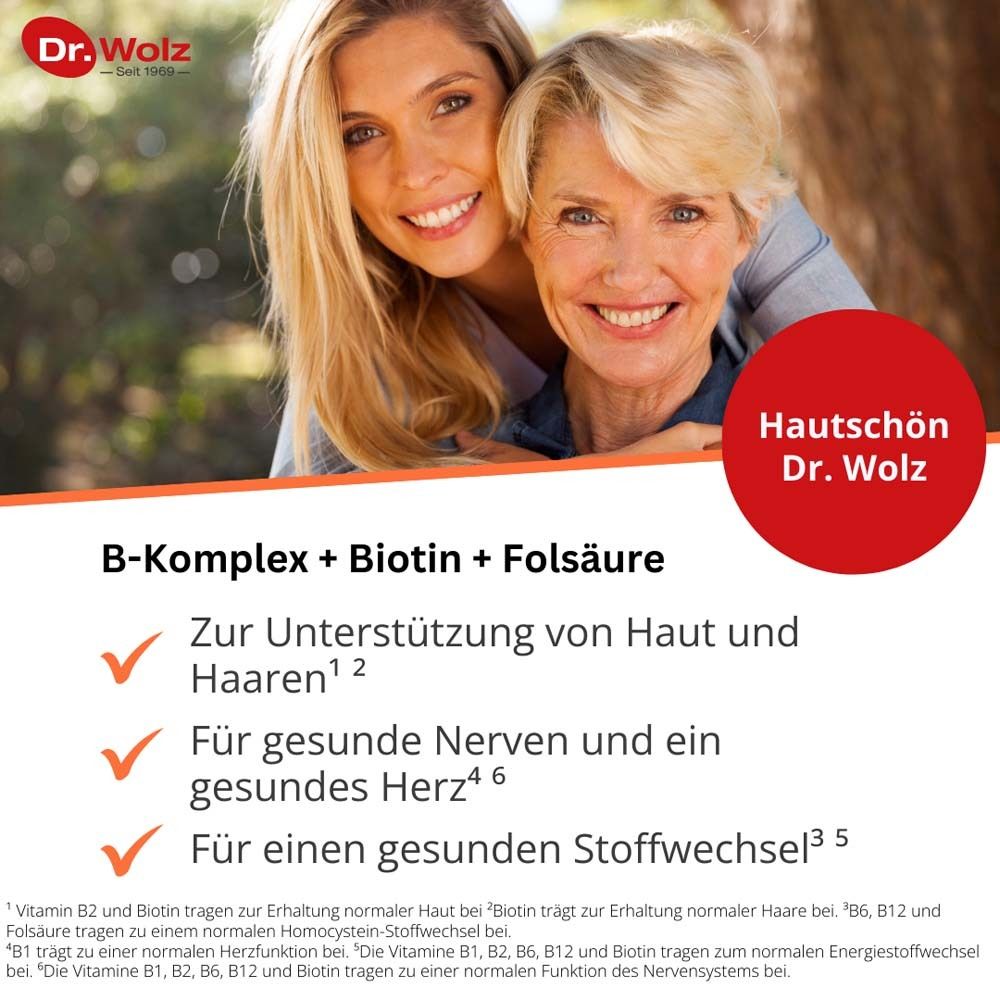 B Komplex + Biotin + Folsäure