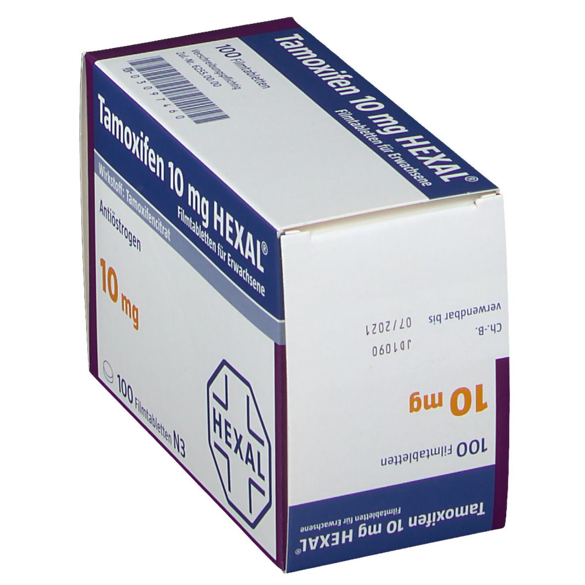 Tamoxifen 10 mg Hexal Filmtabletten 100 St