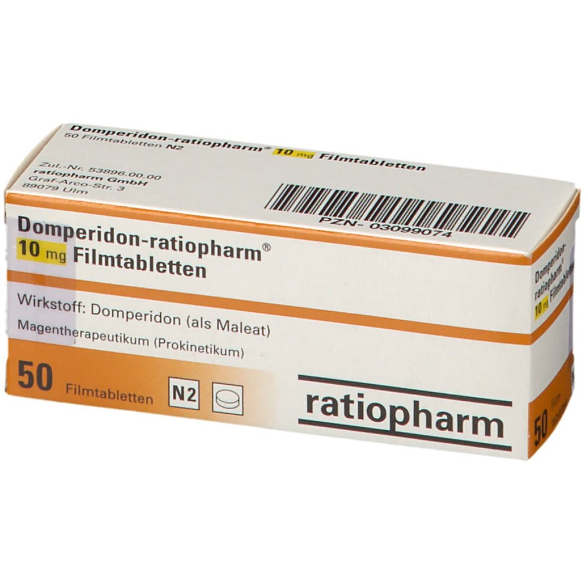 Domperidon-ratiopharm® 10 mg