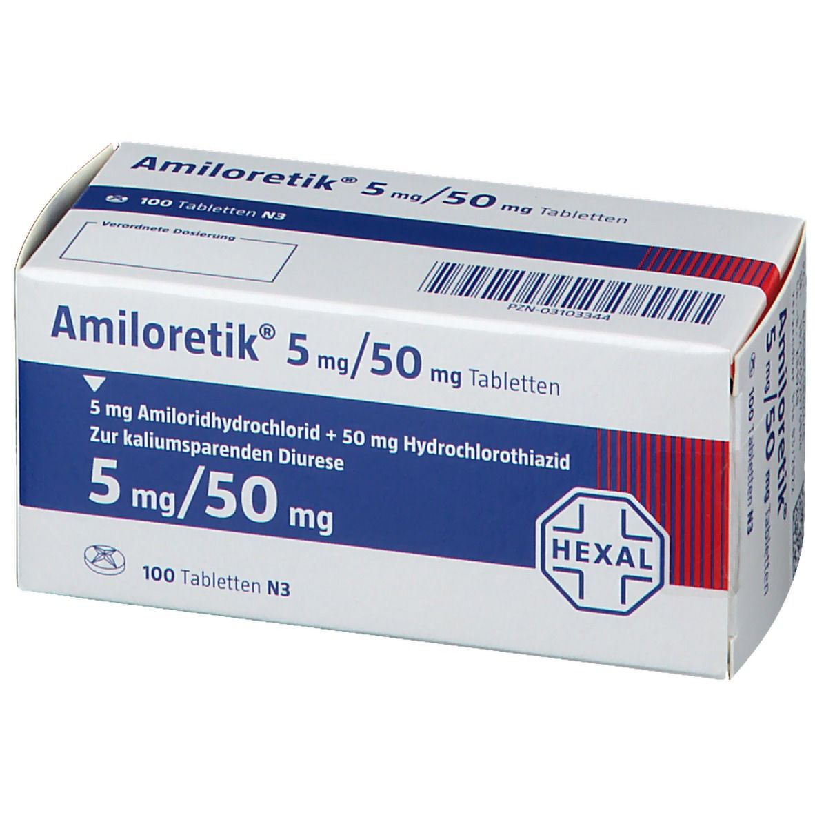 Amiloretik® 5 mg/50 mg 100 St mit dem E-Rezept kaufen - Shop Apotheke