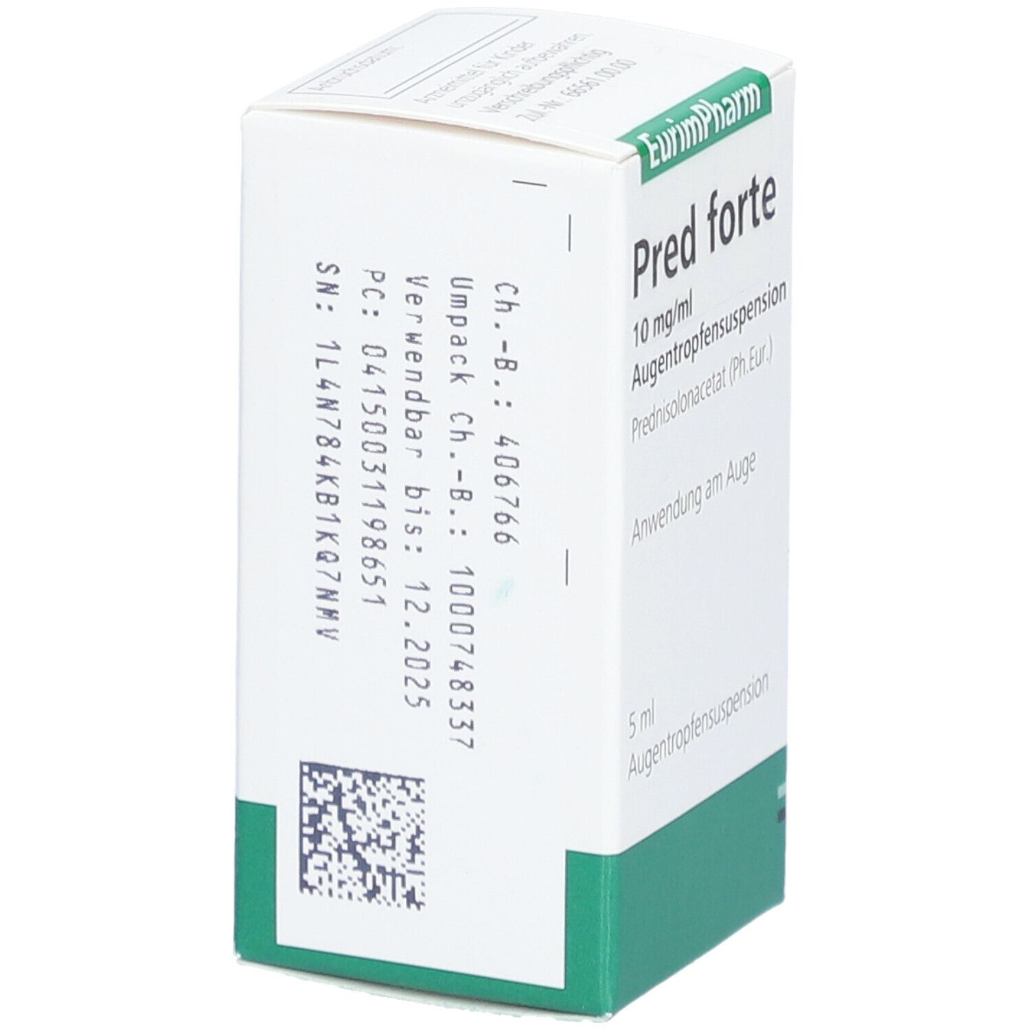 Pred forte 10 mg/ml Augentropfensuspension 5 ml Augentropfen